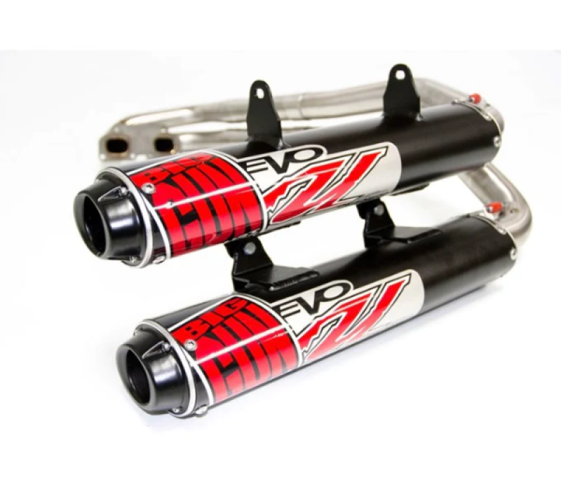 Big Gun 15-23 Polaris RZR S 900/RZR 4 900 EVO U Series Dual Full Syst Exhaust