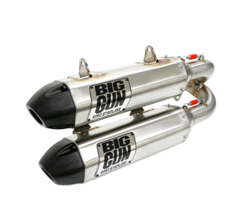 Big Gun 15-23 Polaris RZR S 900/RZR 4 900 EXO Stainless Dual Full Syst Exhaust