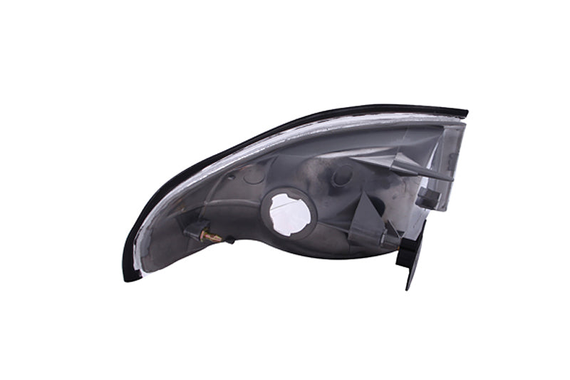 ANZO Corner Lights 1994-1998 Ford Mustang Euro Corner Lights Chrome w/ Amber Reflector
