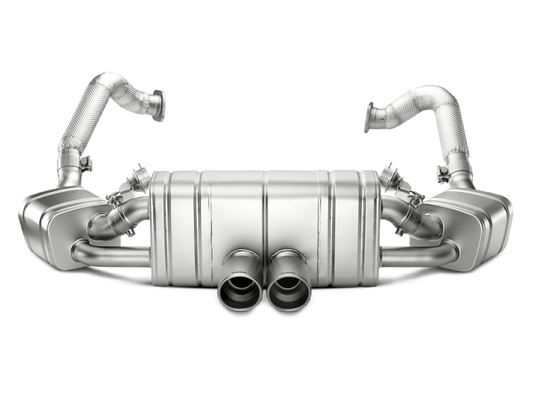 Akrapovic 16-16 Porsche Boxster Spyder / Cayman GT4 (981) Slip-On Line (Titanium) w/ Titanium Tips