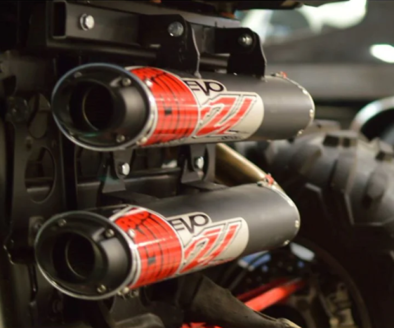 Big Gun 15-23 Polaris RZR XP 1000/RZR XP 4 1000 EVO U Series Dual Slip On Exhaust