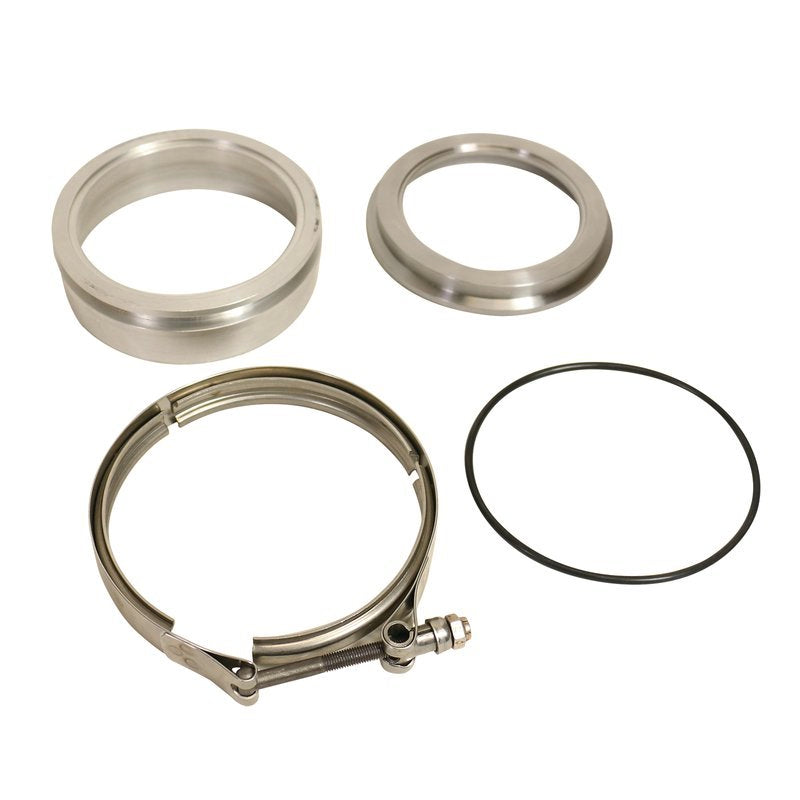 BD Diesel 4in Inlet to 3.5in Pipe Compressor S400 Inlet Flange Kit