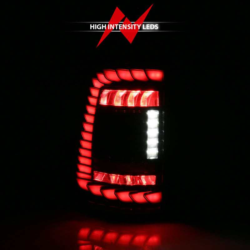 Anzo 19-23 Dodge Ram 1500 Laramie/Rebel/Limited Longhorn Full LED Sequential Signal Black Taillight