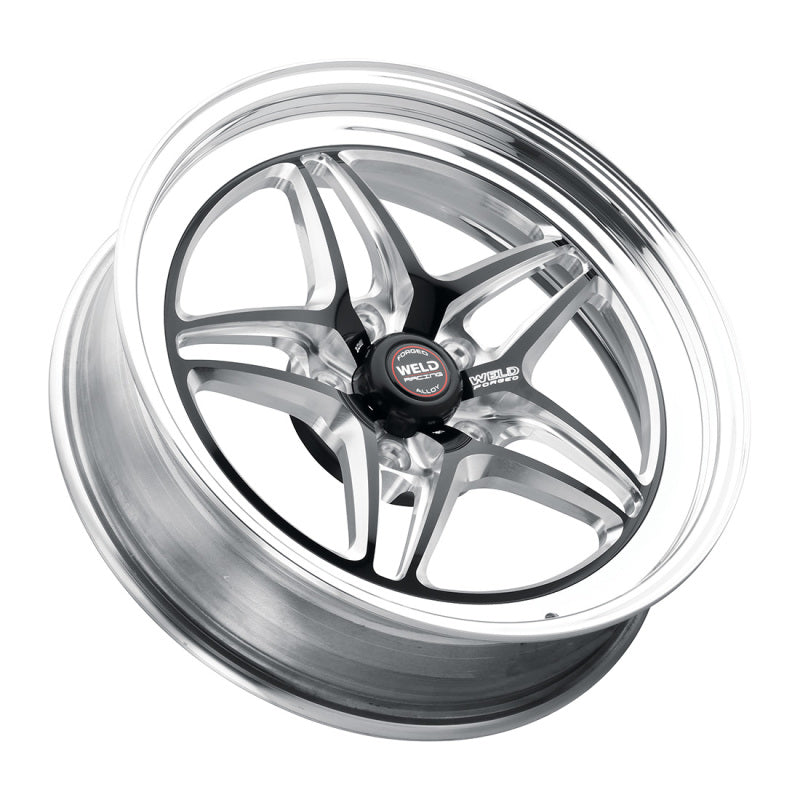 Weld S81 15x10 / 5x4.5 BP / 7.5in. BS Black Wheel 3.18 ID (Med Pad)