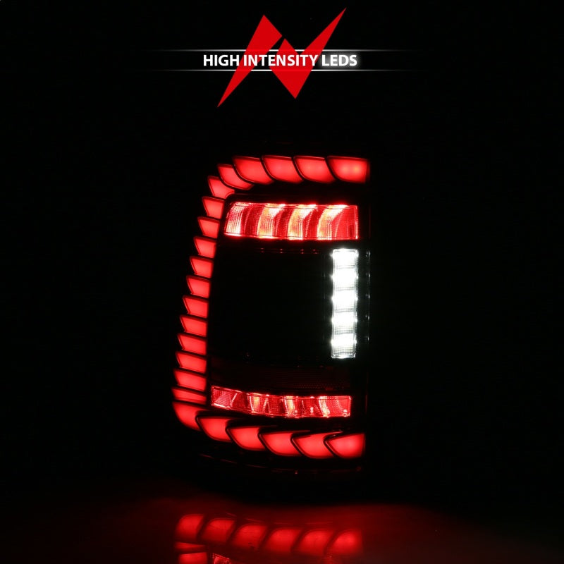 Anzo 19-23 Dodge Ram 1500 Laramie/Rebel/Limited Longhorn Full LED Sequential Signal Black Taillight