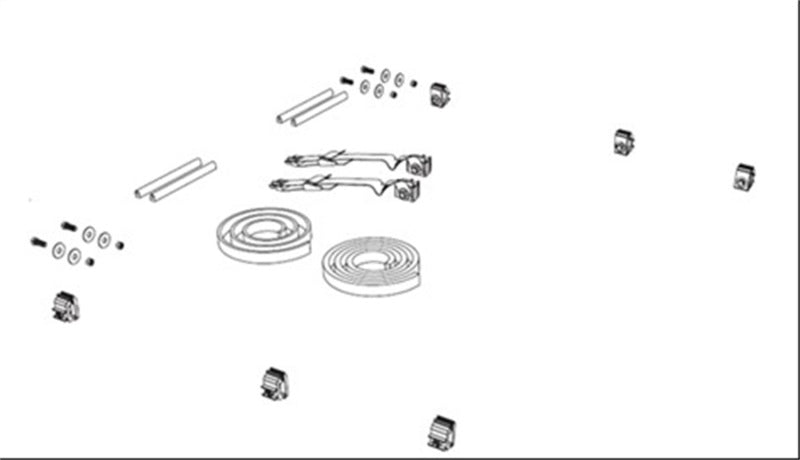BAK 05-15 Toyota Tacoma Replacement Hardware Kit (For BAKFlip or BAK Revolver Truck Bed Cover)