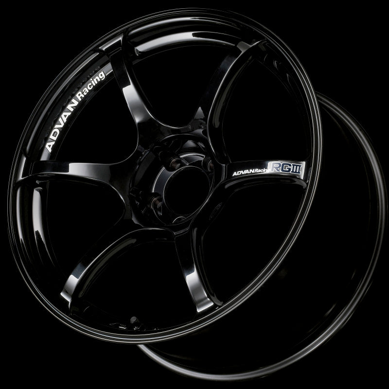 Advan RGIII 18x8.0 +37 5-114.3 Racing Gloss Black Wheel