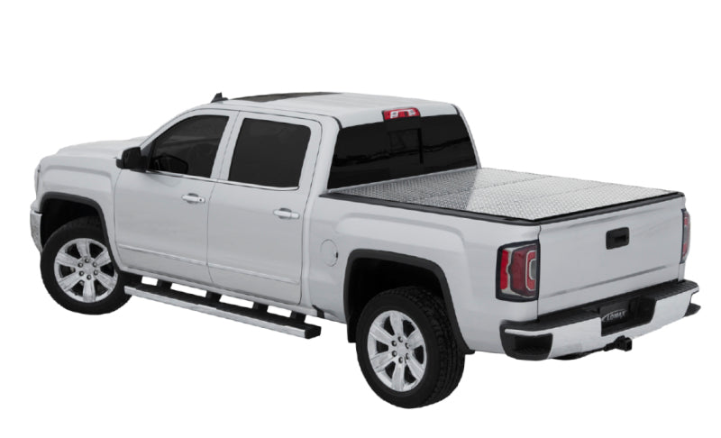 Access LOMAX Tri-Fold Cover 05-20 Nissan Frontier w/ 5ft Bed - Diamond Plate